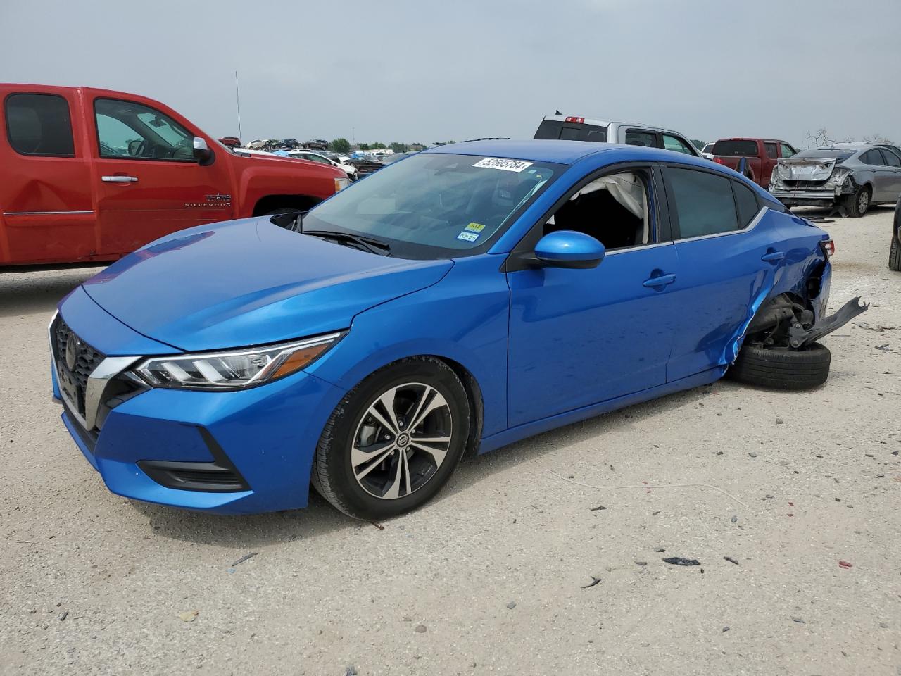 2022 NISSAN SENTRA SV VIN:3N1AB8CV6NY318564