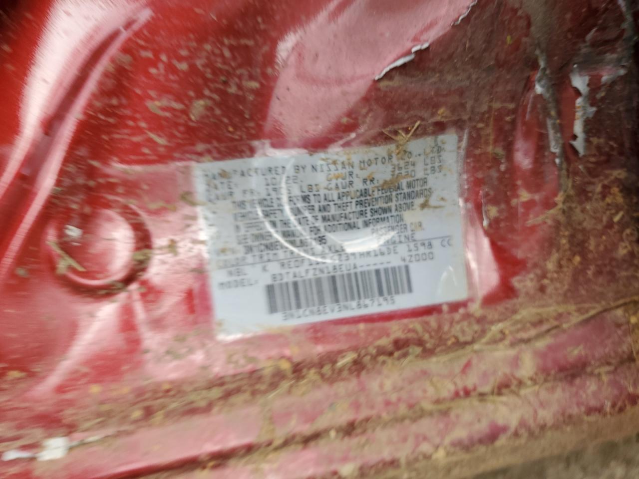 2022 NISSAN VERSA SV VIN:3N1CN8EV3NL867195