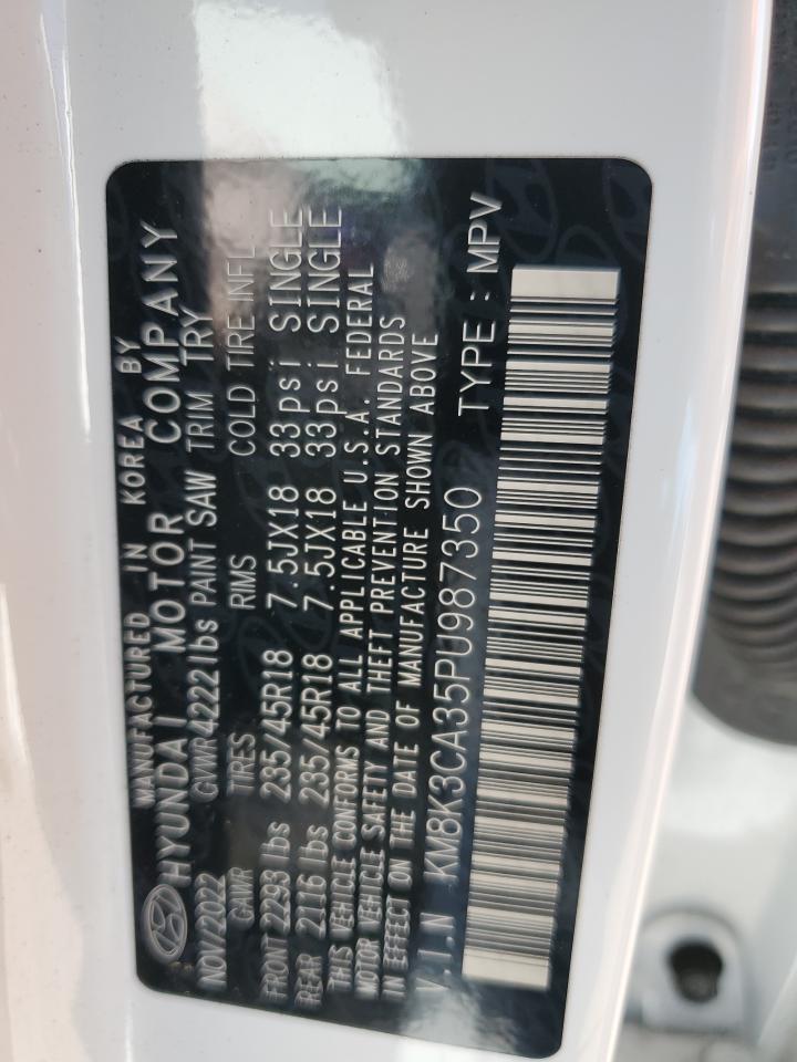 2023 HYUNDAI KONA N LINE VIN:KM8K3CA35PU987350