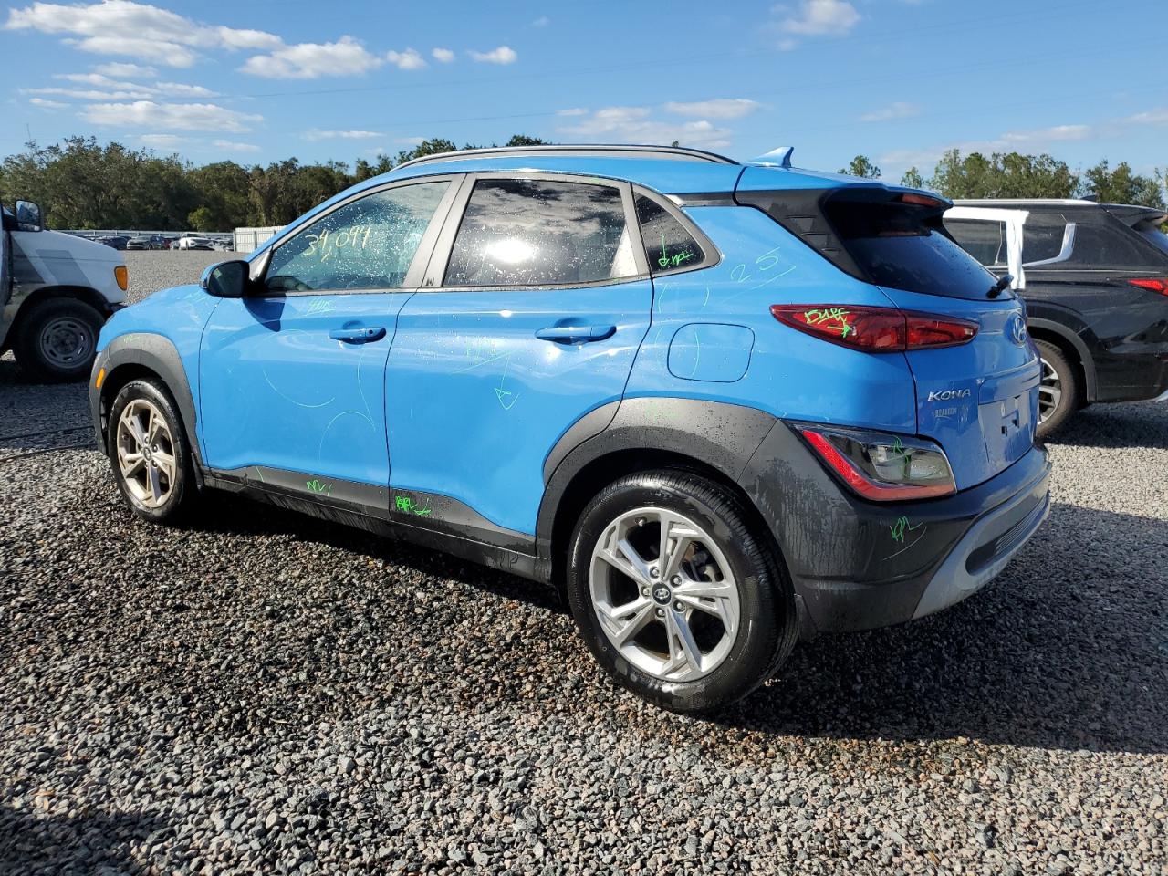 2022 HYUNDAI KONA SEL VIN:KM8K32AB3NU856349