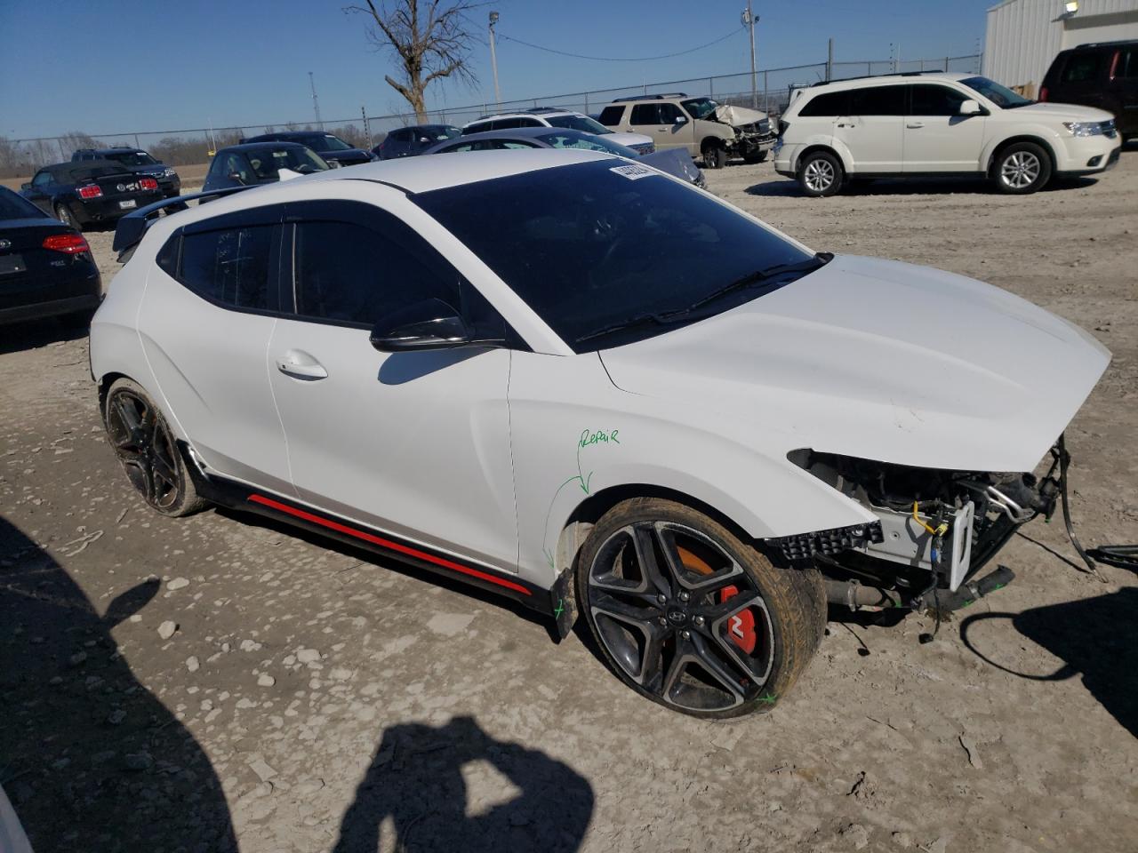 2022 HYUNDAI VELOSTER N  VIN:KMHT36AH4NU012272