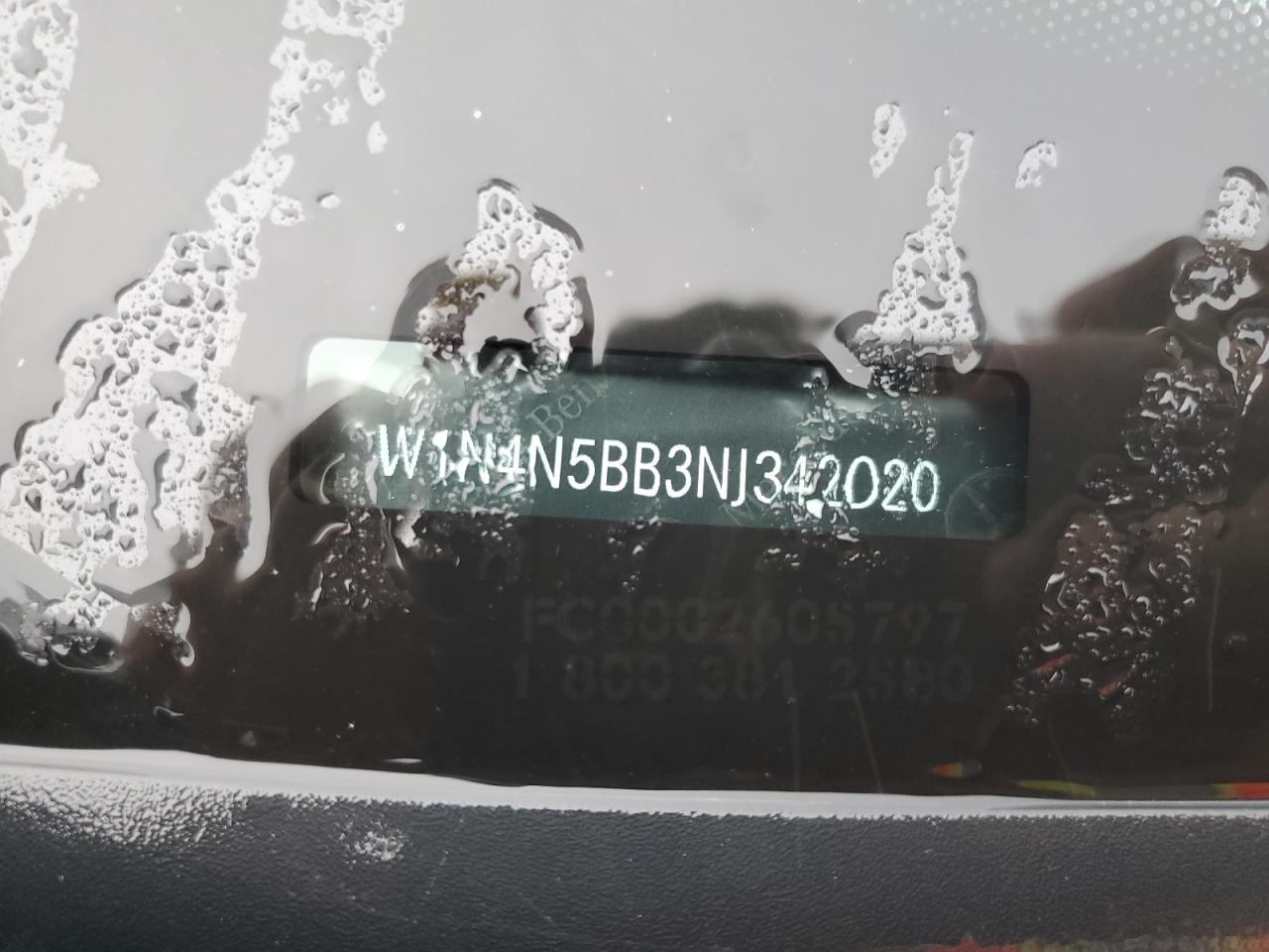 2022 MERCEDES-BENZ GLA 35 AMG VIN:W1N4N5BB3NJ342020