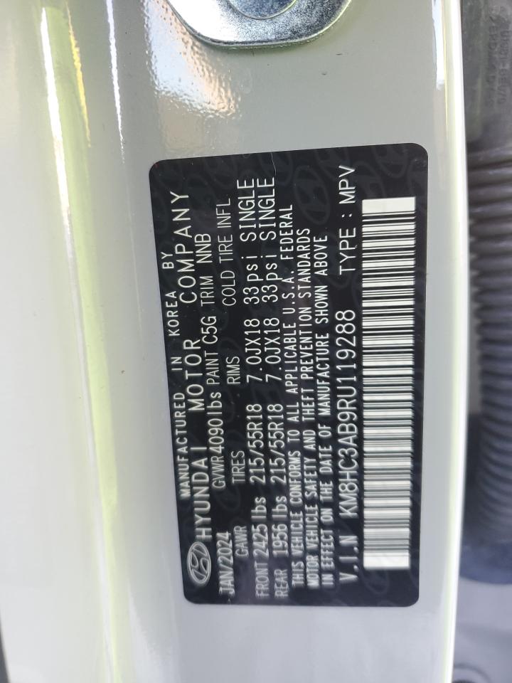 2024 HYUNDAI KONA SEL VIN:1HGCR2F31DA082208