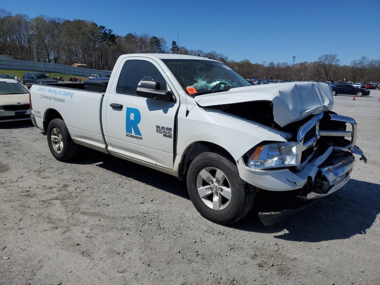 2022 RAM 1500 CLASSIC TRADESMAN VIN:3C6JR6DG2NG429493