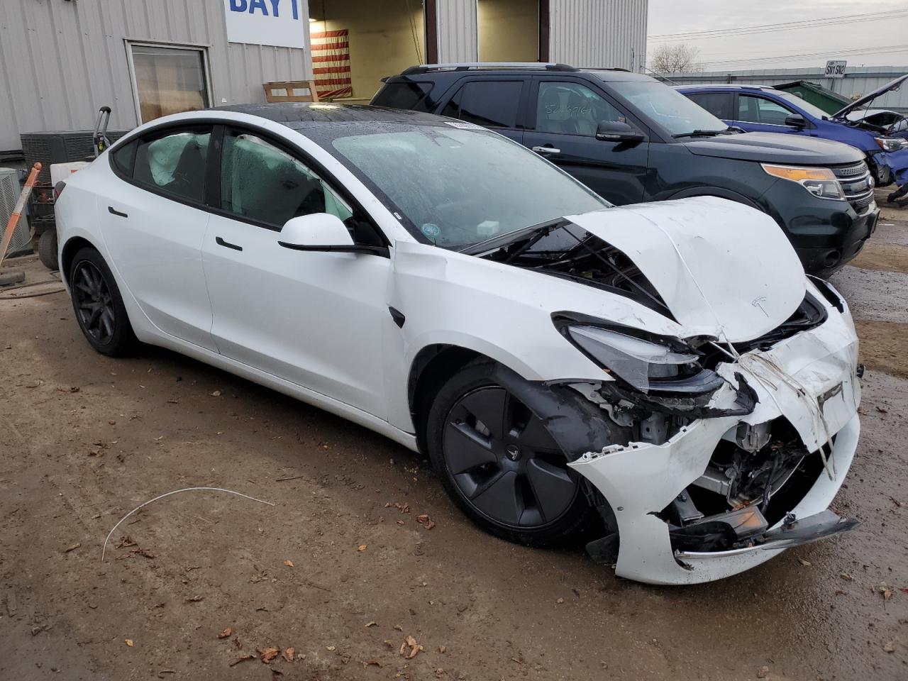 2022 TESLA MODEL 3  VIN:5YJ3E1EA9NF370751