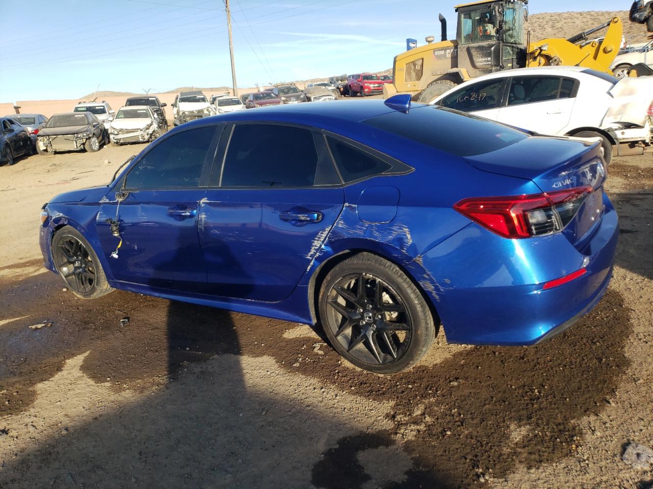 2022 HONDA CIVIC SPORT VIN:2HGFE2F54NH515386
