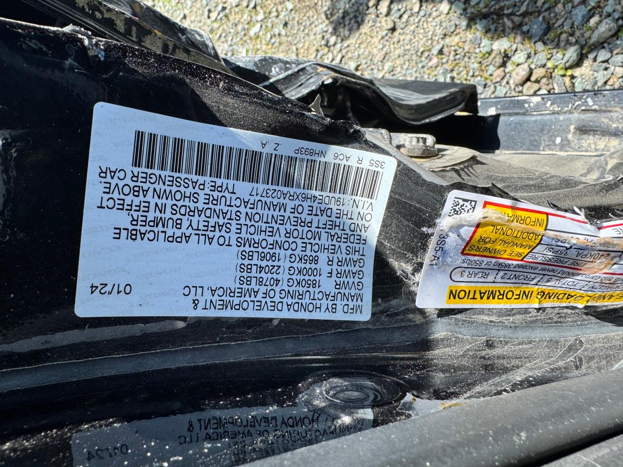 2024 ACURA INTEGRA A-SPEC TECH VIN:19UDE4H6XRA023717