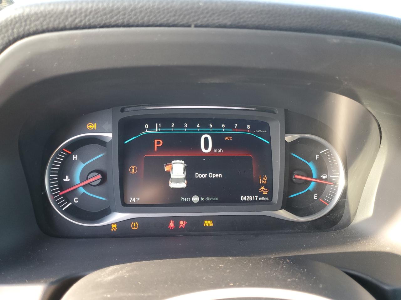 2022 HONDA PILOT TOURING VIN:5FNYF6H91NB010147