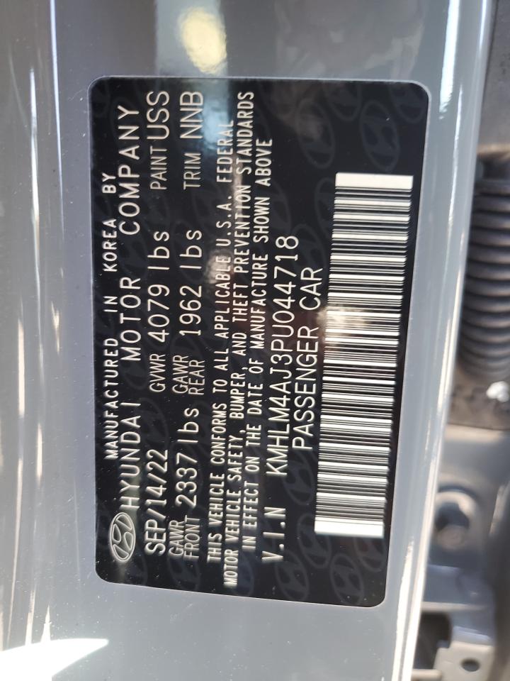 2023 HYUNDAI ELANTRA BLUE VIN:KMHLM4AJ3PU044718