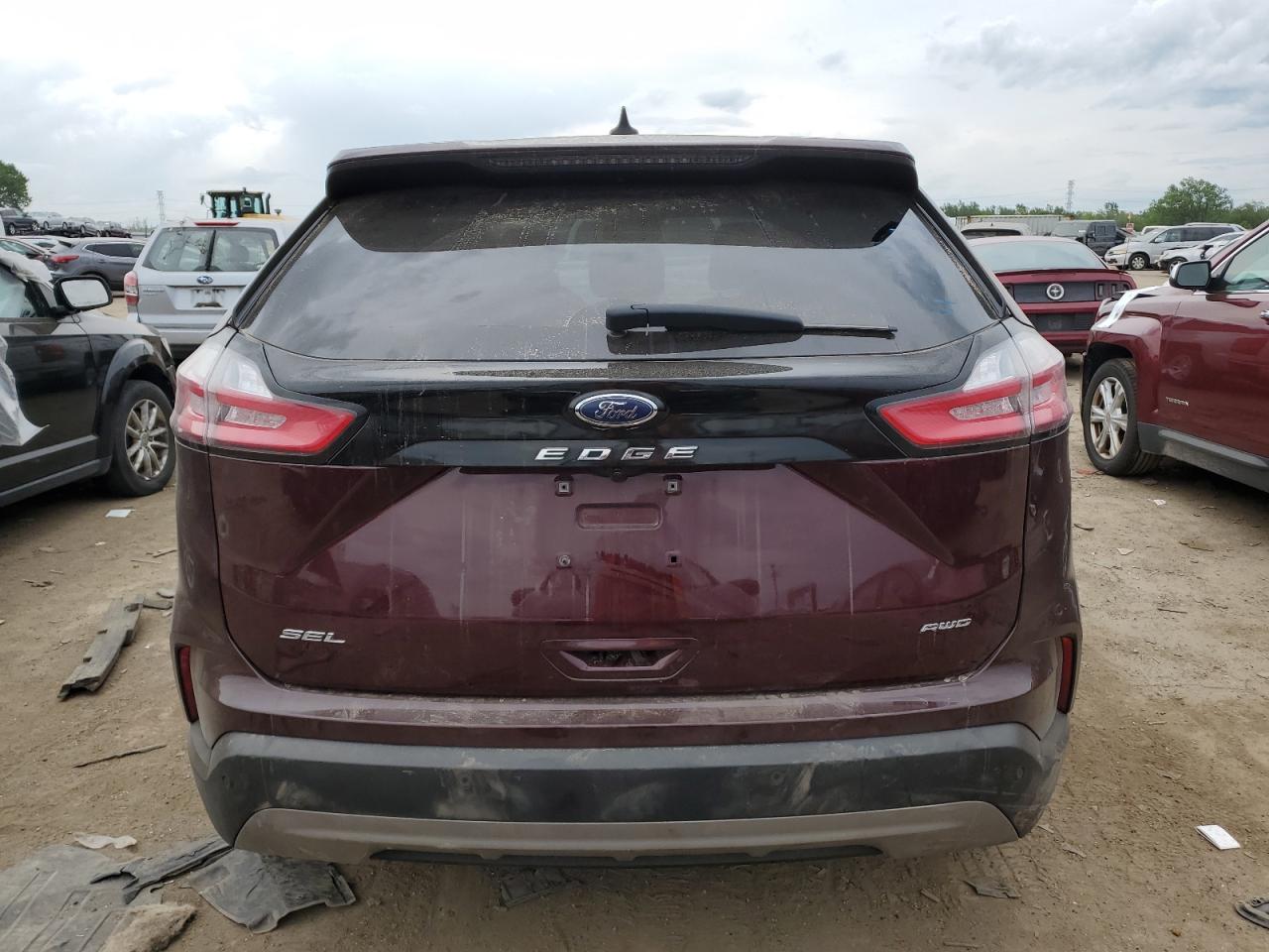 2022 FORD EDGE SEL VIN:2FMPK4J98NBA36873