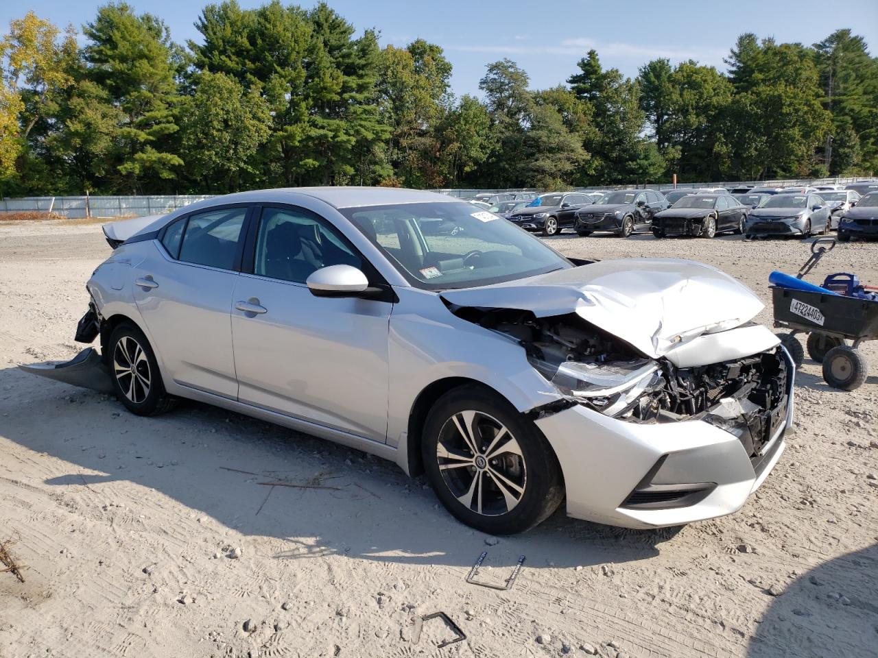 2022 NISSAN SENTRA SV VIN:3N1AB8CV8NY290461