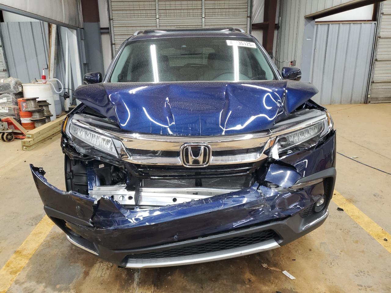 2022 HONDA PILOT TOURING VIN:5FNYF6H99NB037452
