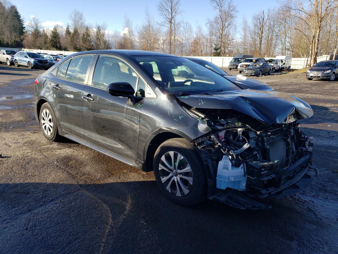 2022 TOYOTA COROLLA LE VIN:JTDEAMDE7NJ043753