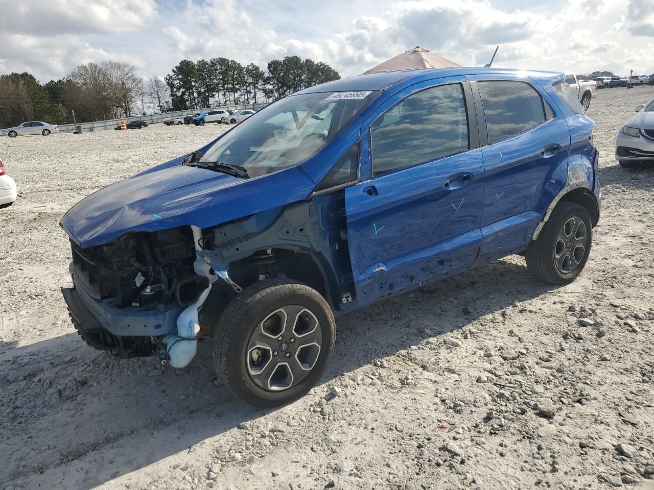 2022 FORD ECOSPORT S VIN:MAJ6S3FL8NC476015
