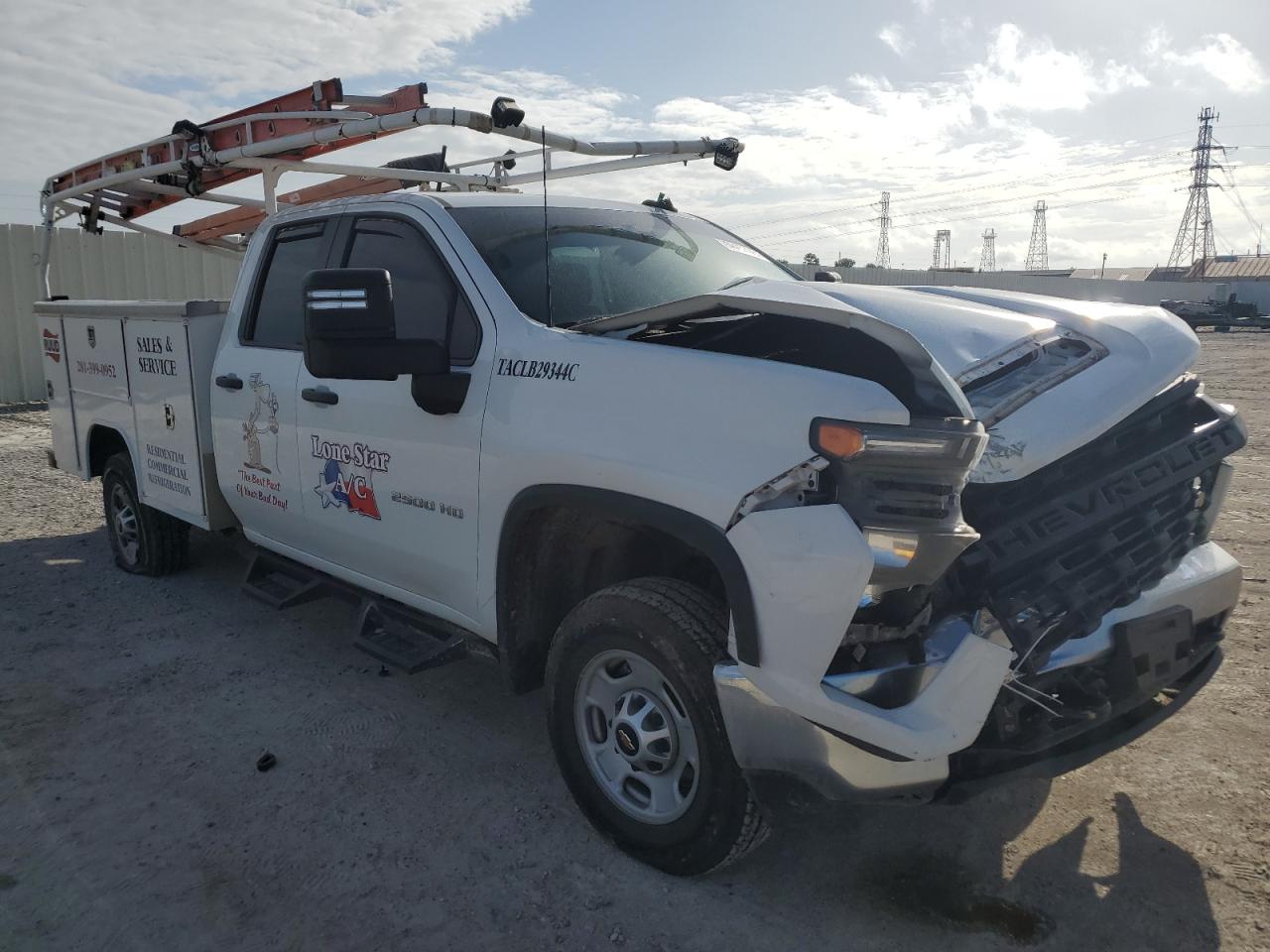 2022 CHEVROLET SILVERADO C2500 HEAVY DUTY VIN:1GB2WLE78NF274358