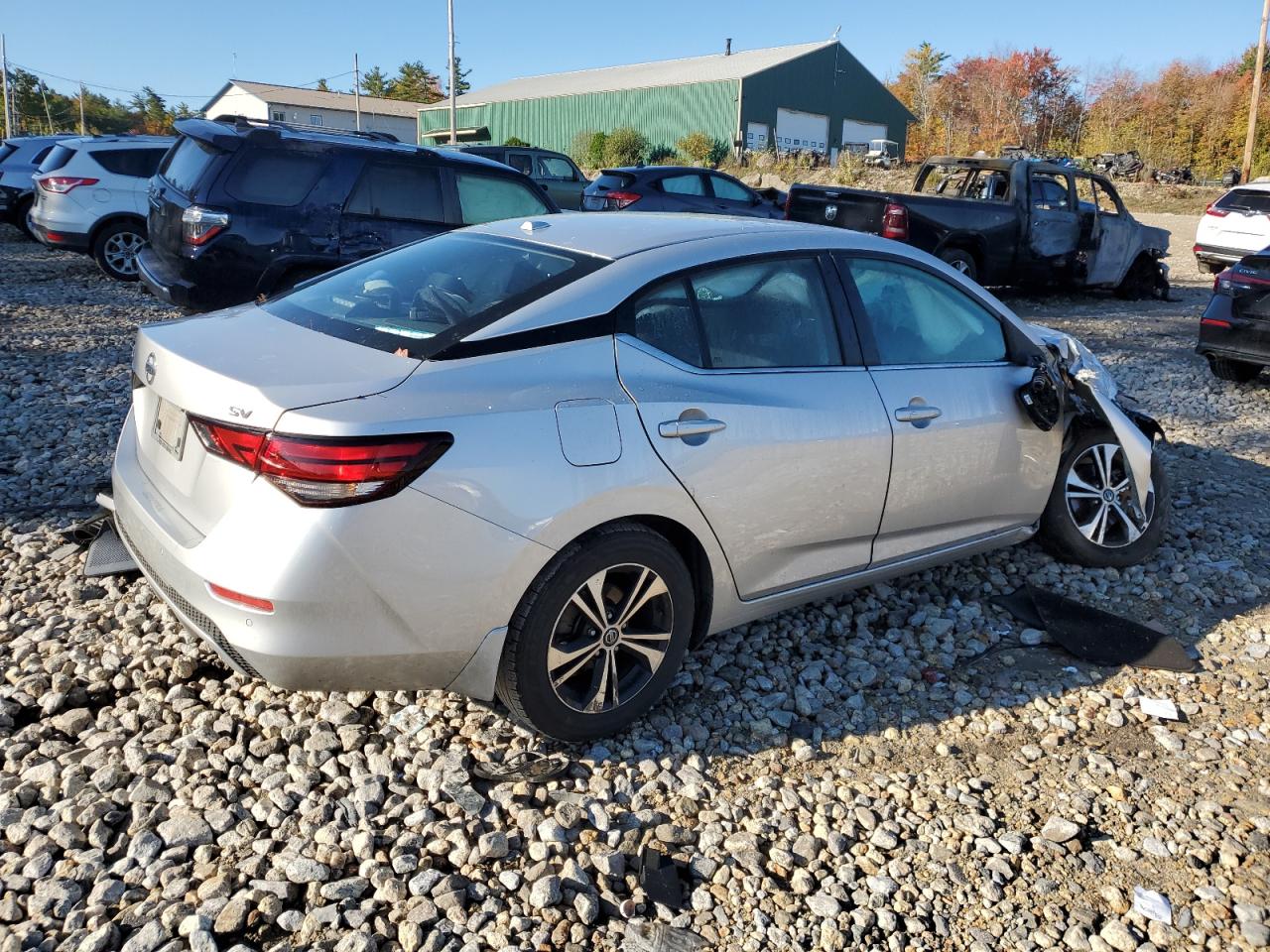 2022 NISSAN SENTRA SV VIN:3N1AB8CV5NY215118