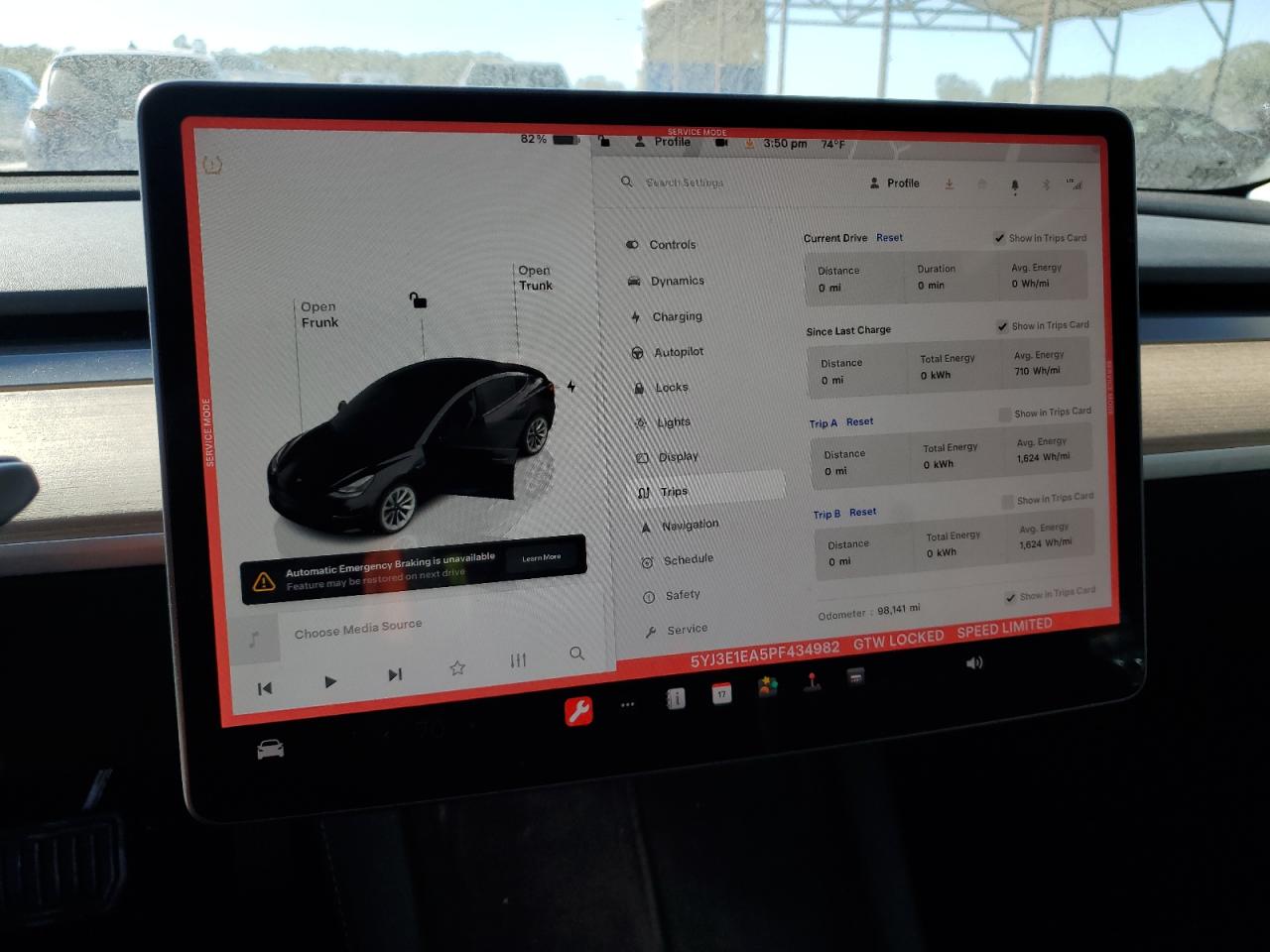 2023 TESLA MODEL 3  VIN:5YJ3E1EA5PF434982