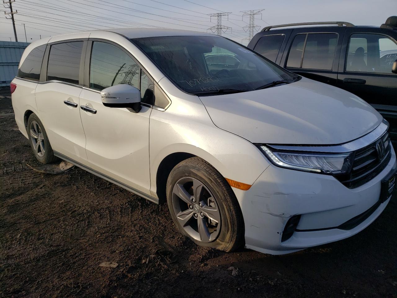 2022 HONDA ODYSSEY EX VIN:5FNRL6H52NB036041