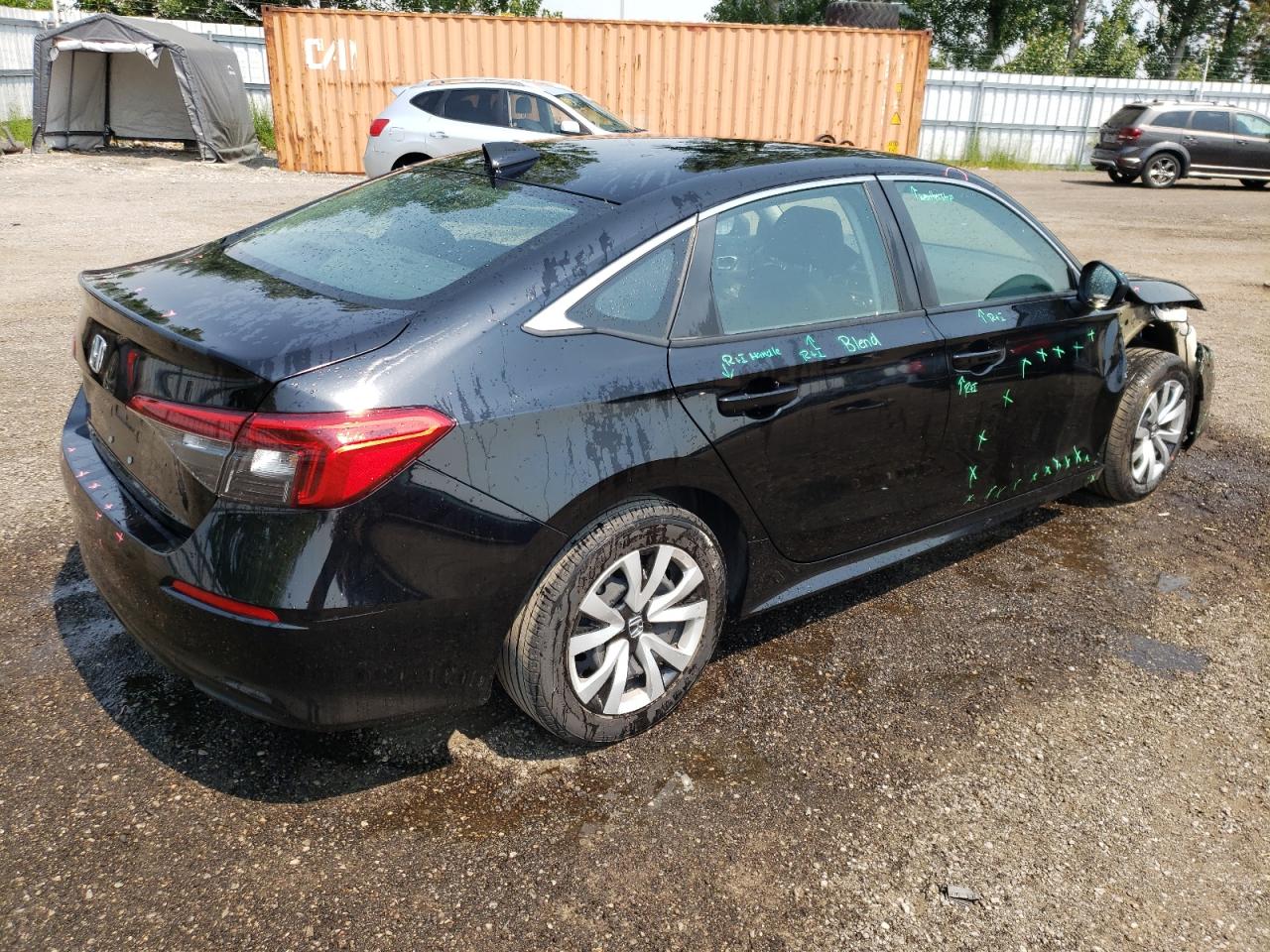 2022 HONDA CIVIC LX VIN:2HGFE2F27NH110404