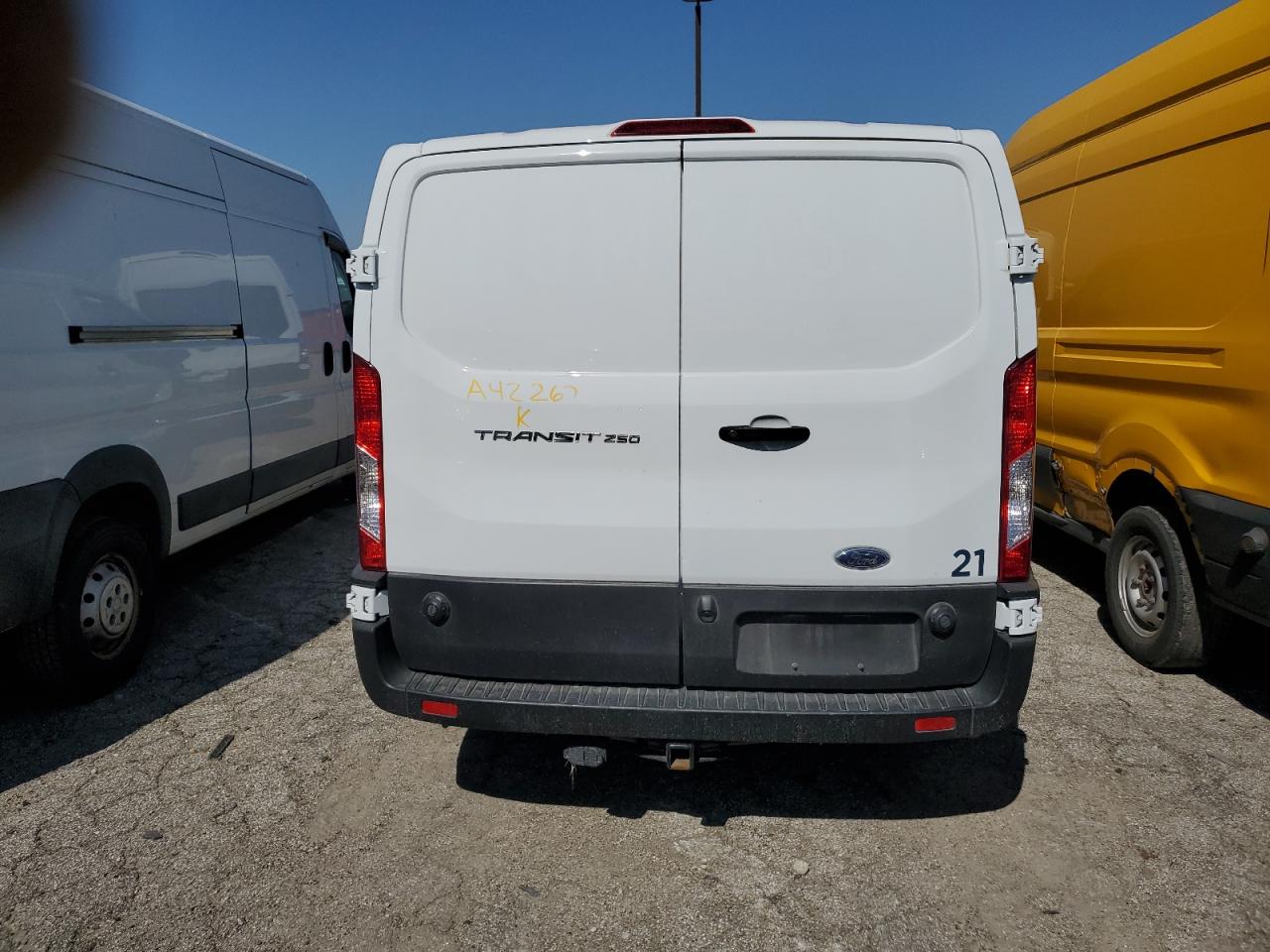 2023 FORD TRANSIT T-250 VIN:1FTBR1Y8XPKA42267