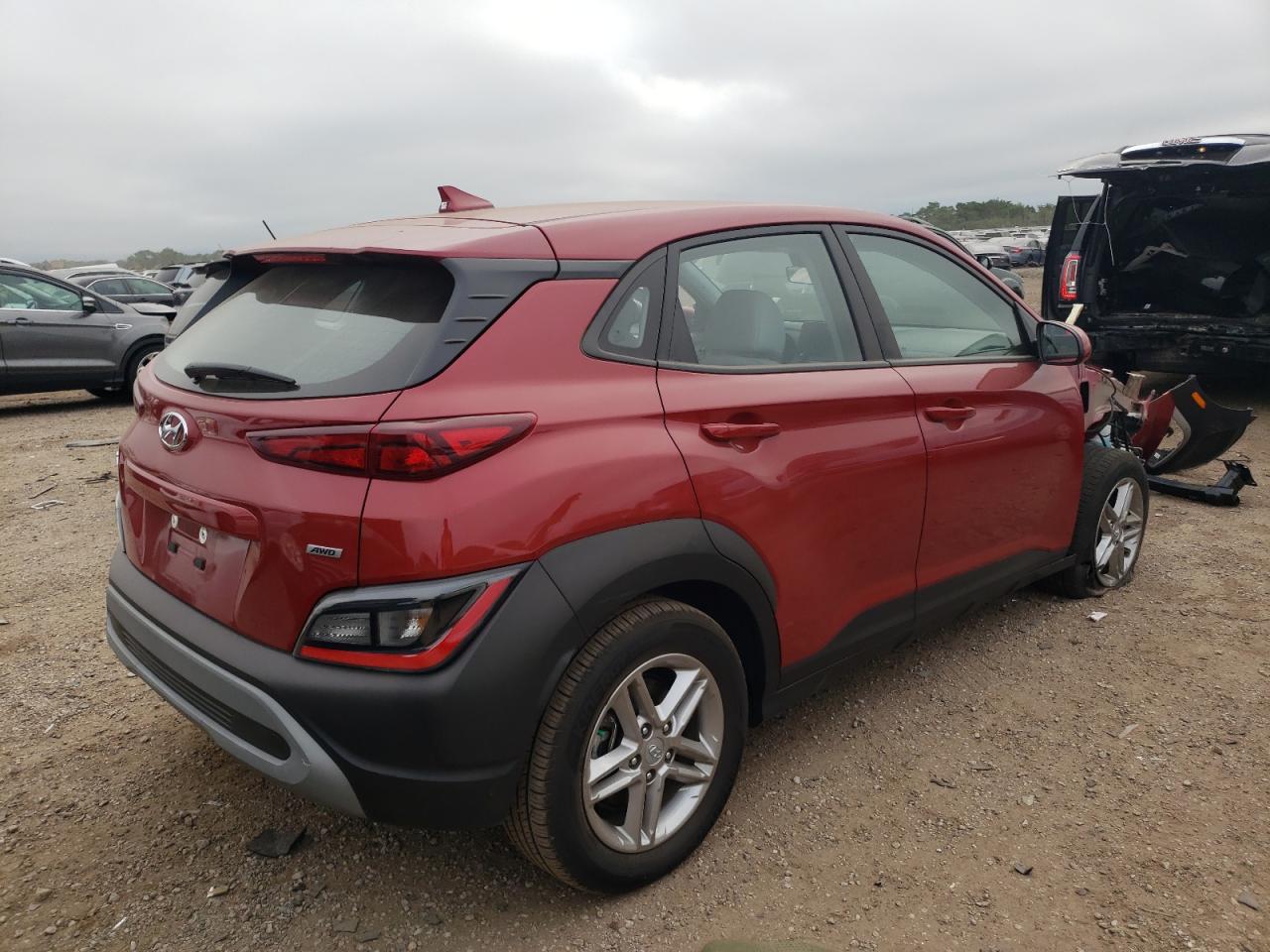 2022 HYUNDAI KONA SEL VIN:KM8K2CAB2NU794340