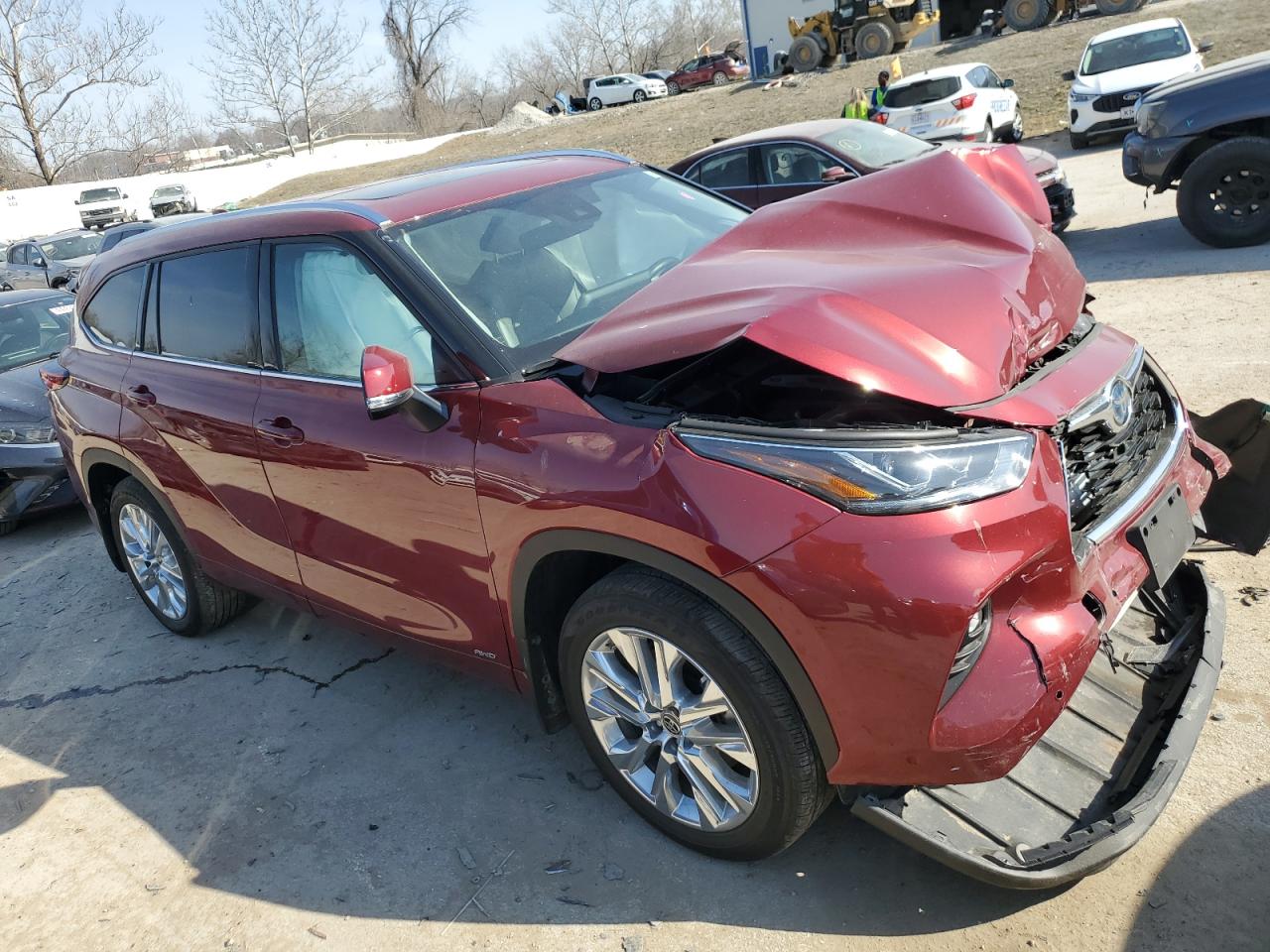 2022 TOYOTA HIGHLANDER HYBRID LIMITED VIN:5TDXBRCH5NS541788