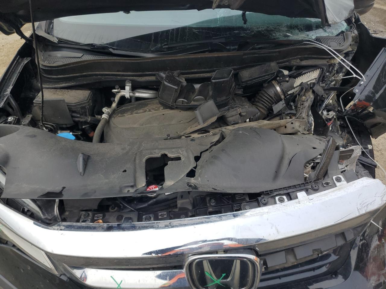 2022 HONDA PILOT TOURING VIN:5FNYF5H97NB017470