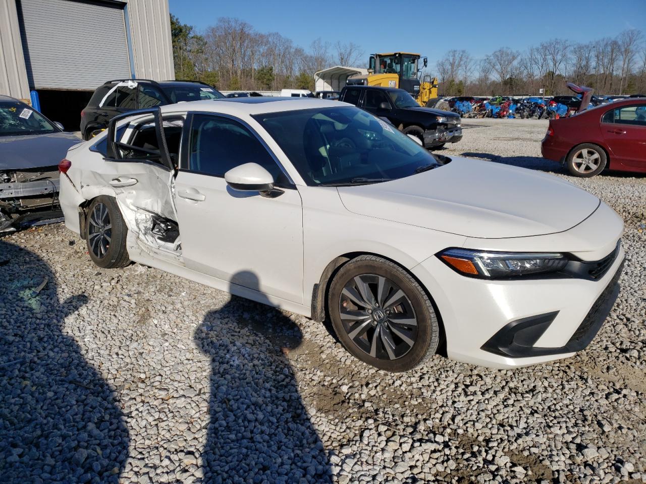 2022 HONDA CIVIC EX VIN:JHMFE1F71NX004335