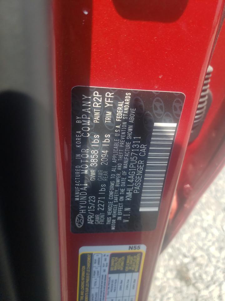 2023 HYUNDAI ELANTRA SE VIN:KMHLL4AG1PU571311