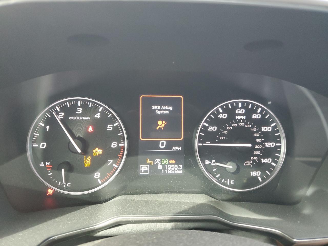 2022 SUBARU OUTBACK TOURING VIN:4S4BTAPC6N3187980