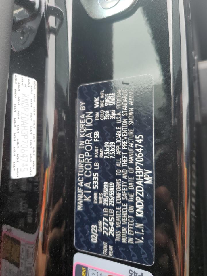 2023 KIA SPORTAGE X-LINE PRESTIGE VIN:KNDPZDAH3P7064745