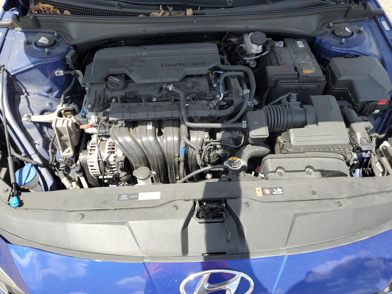 2022 HYUNDAI ELANTRA SEL VIN:KMHLM4AGXNU284415
