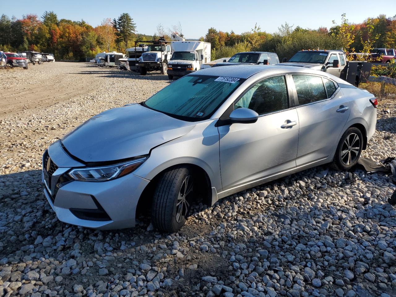 2022 NISSAN SENTRA SV VIN:3N1AB8CV5NY215118
