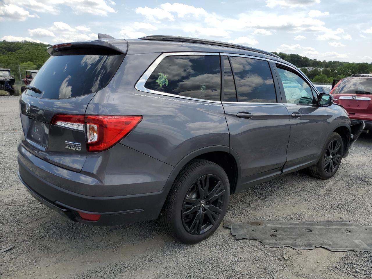 2022 HONDA PILOT SE VIN:5FNYF6H29NB092129