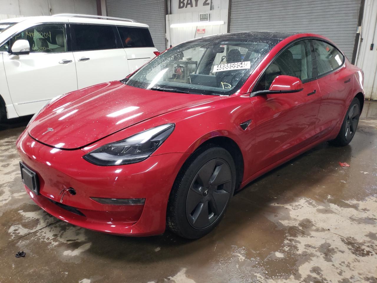 2022 TESLA MODEL 3  VIN:5YJ3E1EA7NF370358