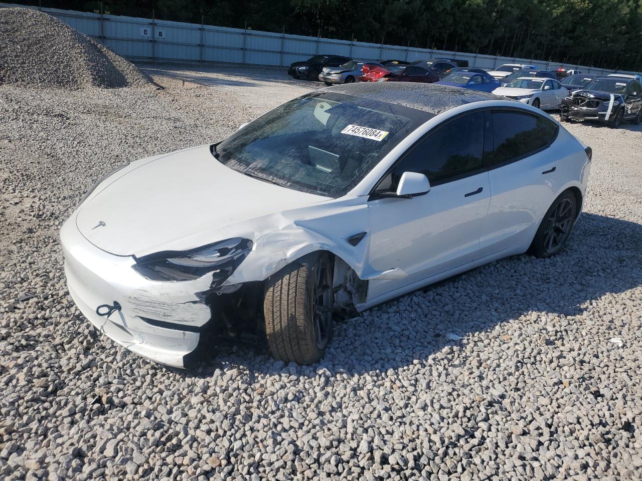 2022 TESLA MODEL 3  VIN:5YJ3E1EB7NF184179