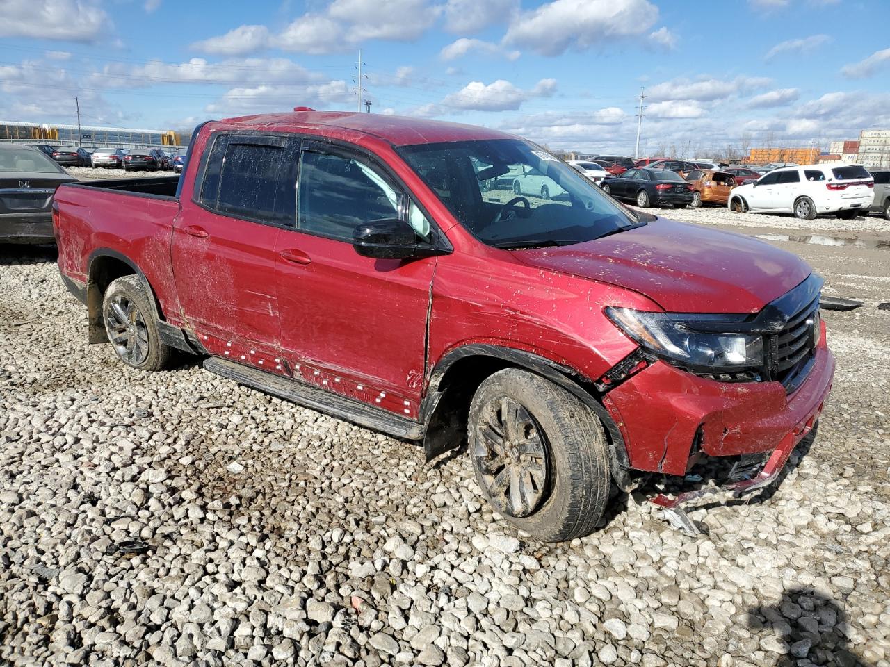 2023 HONDA RIDGELINE SPORT VIN:5FPYK3F1XPB049904