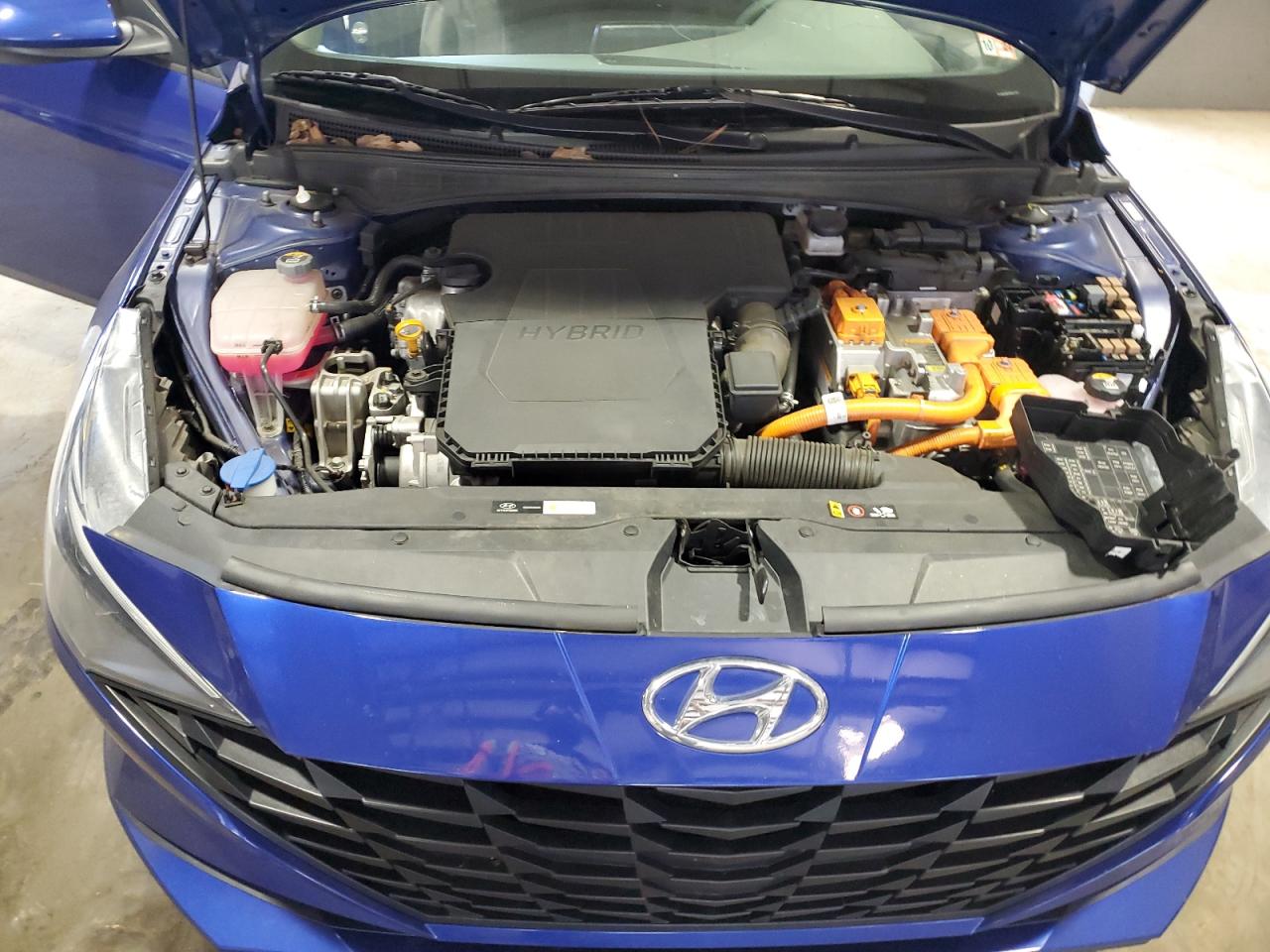 2022 HYUNDAI ELANTRA BLUE VIN:KMHLM4AJ0NU013357