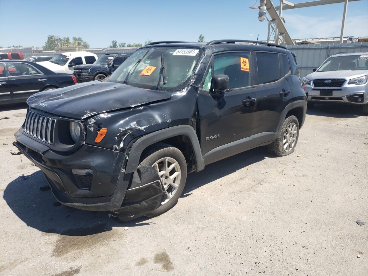 2022 JEEP RENEGADE LATITUDE VIN:ZACNJDB14NPN72431