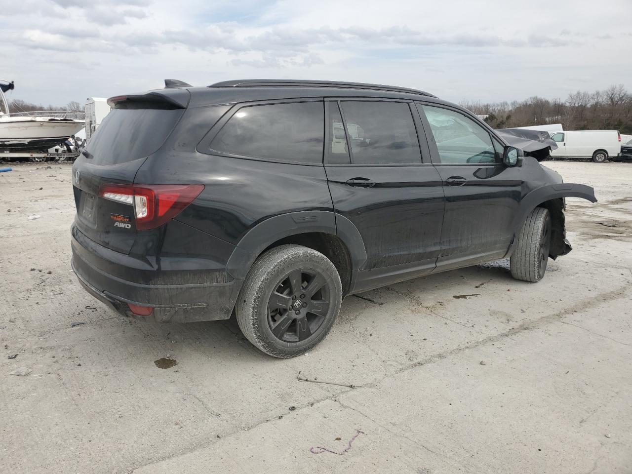 2022 HONDA PILOT TRAILSPORT VIN:5FNYF6H80NB076714