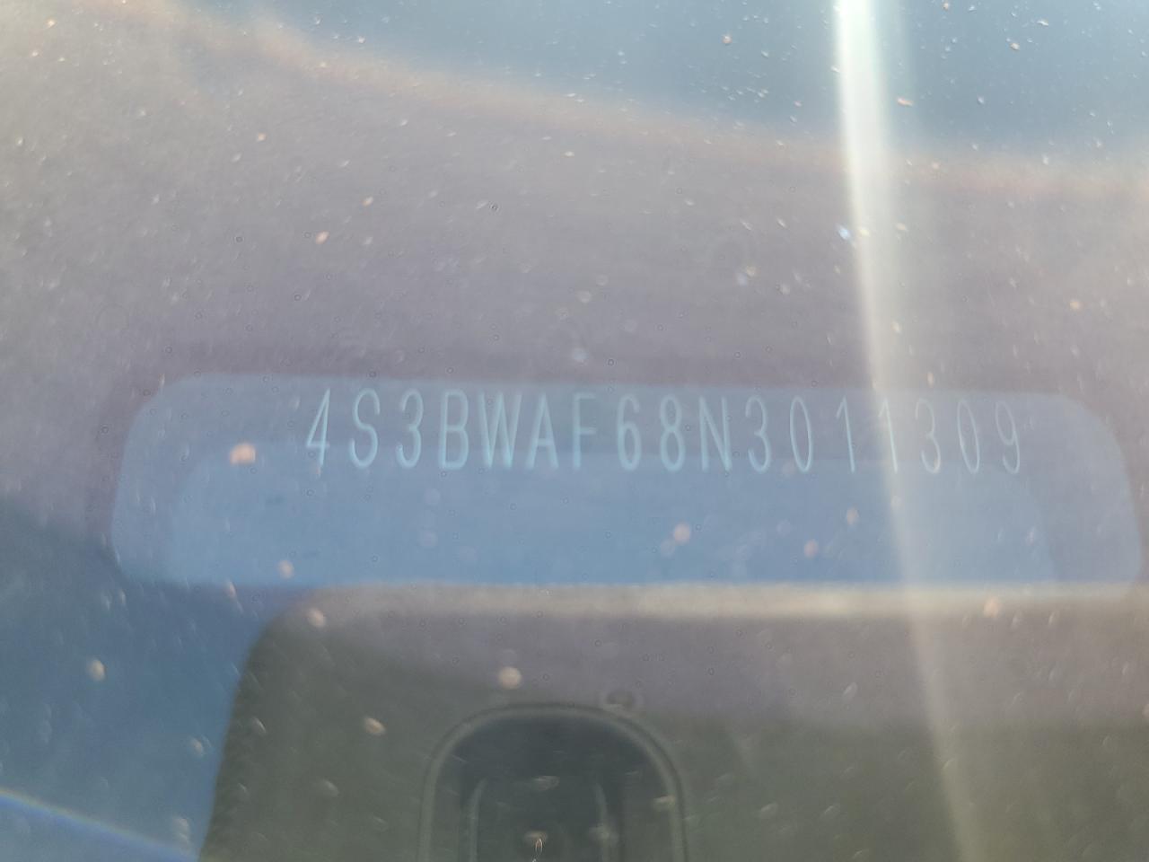 2022 SUBARU LEGACY PREMIUM VIN:4S3BWAF68N3011309