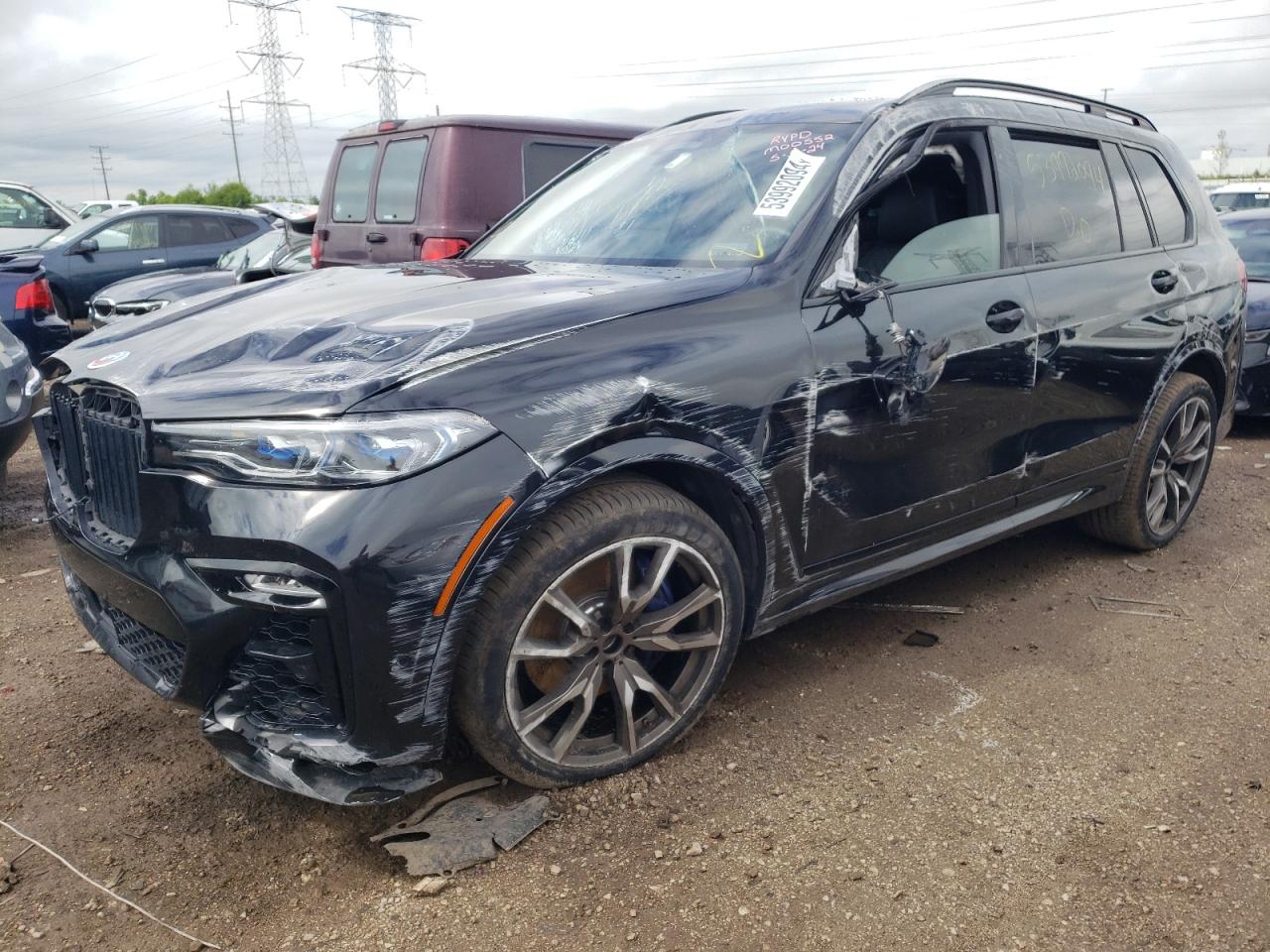 2022 BMW X7 M50I VIN:5UXCX6C09N9M00552