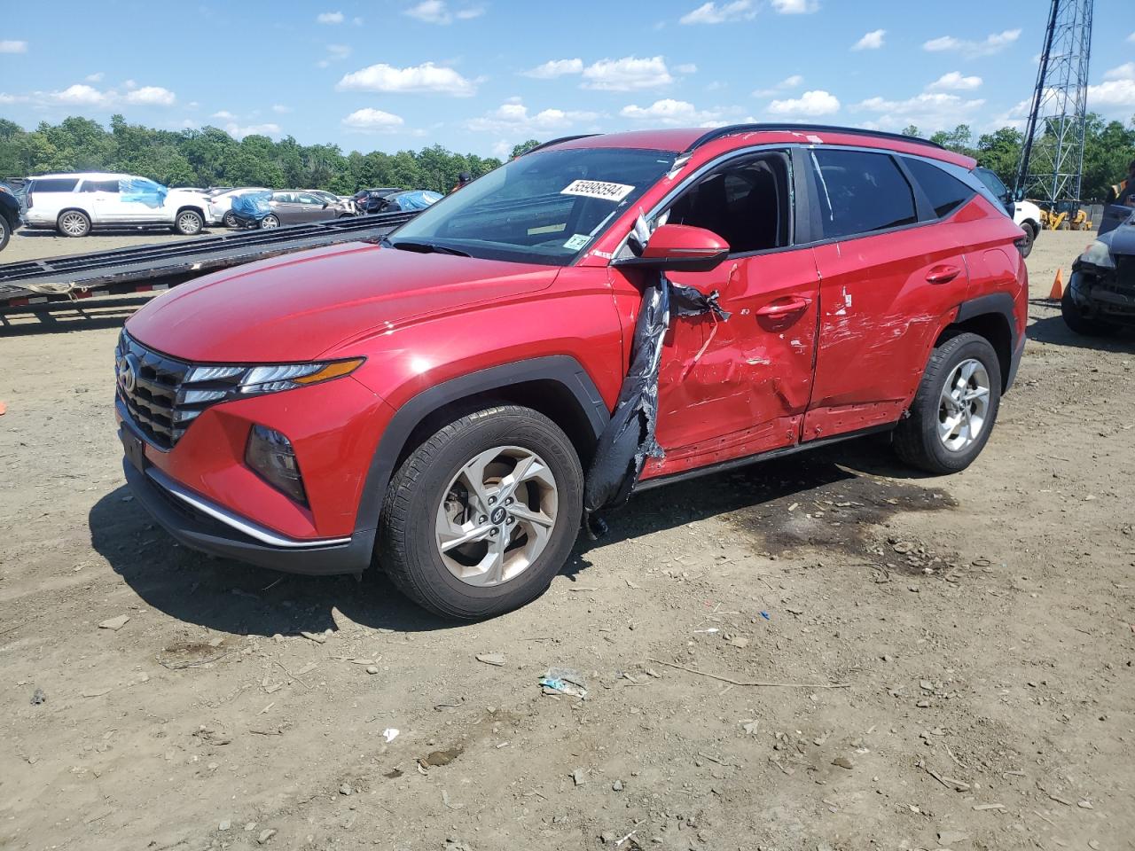 2022 HYUNDAI TUCSON SEL VIN:5NMJBCAE4NH138075