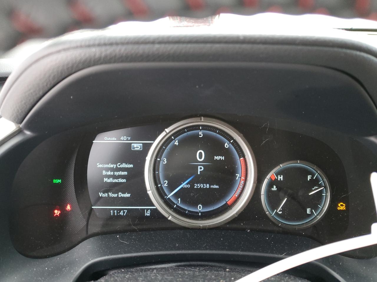 2022 LEXUS RX 350 F SPORT VIN:2T2YZMDA5NC355905