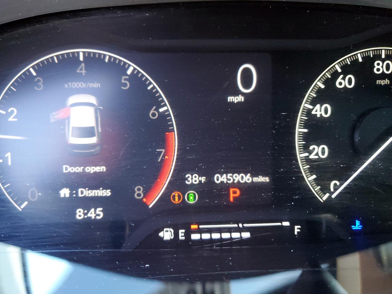 2022 HONDA CIVIC EX VIN:JHMFE1F72NX007969
