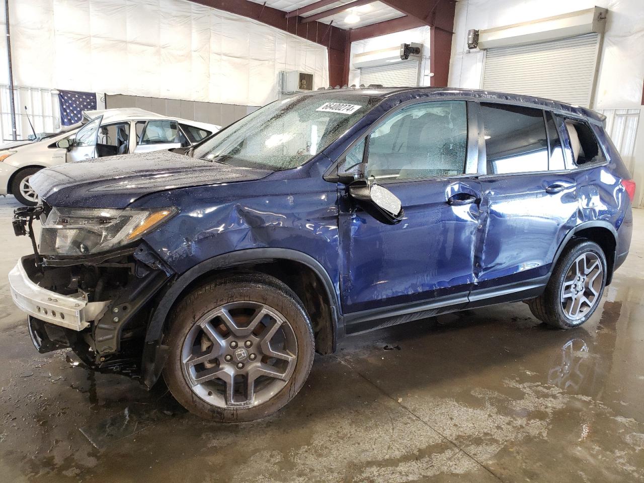 2022 HONDA PASSPORT EXL VIN:5FNYF8H59NB023947