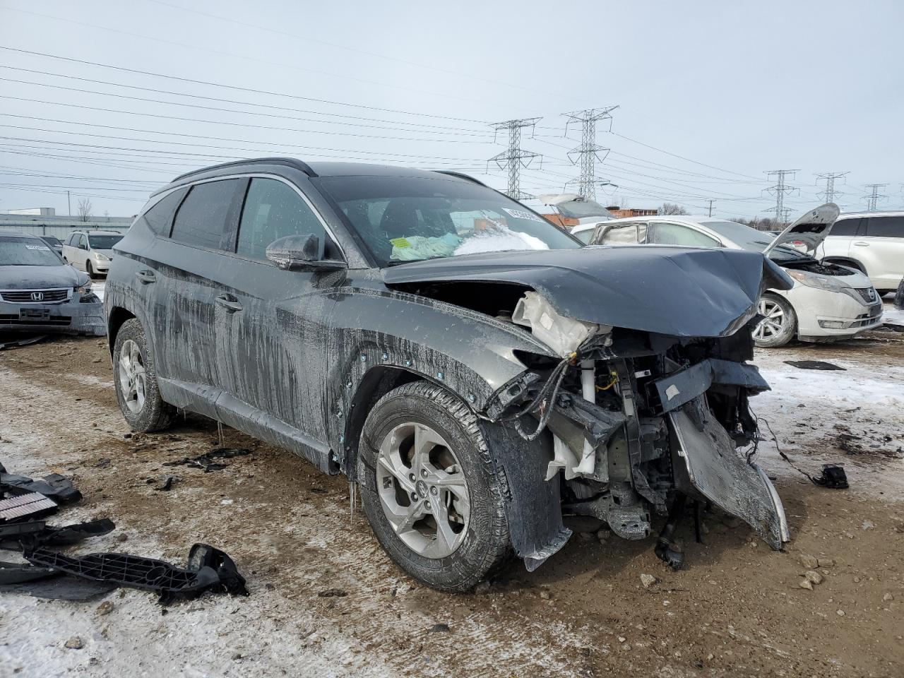 2022 HYUNDAI TUCSON SEL VIN:5NMJB3AE2NH056829