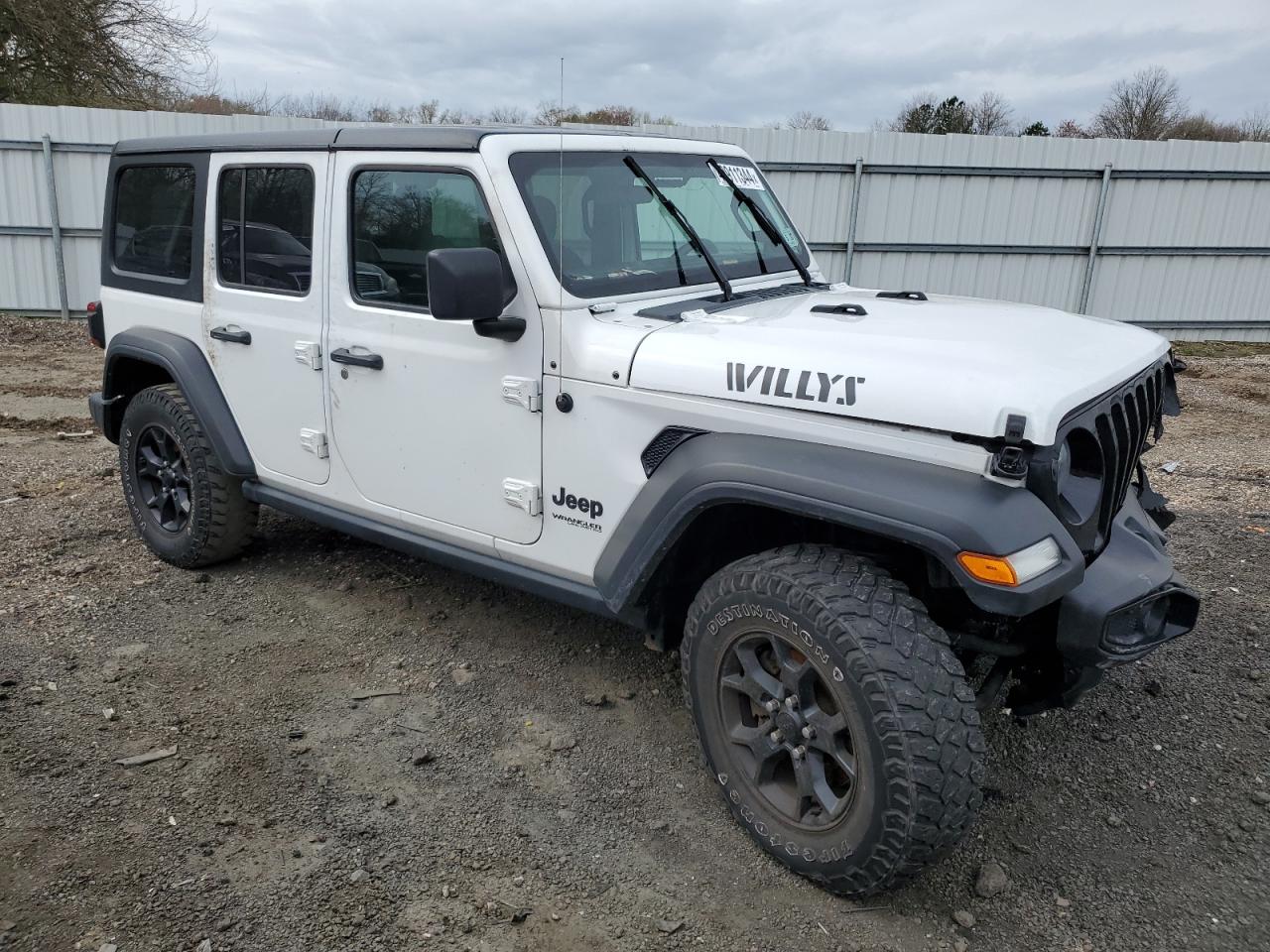 2022 JEEP WRANGLER UNLIMITED SPORT VIN:1C4HJXDN0NW215803