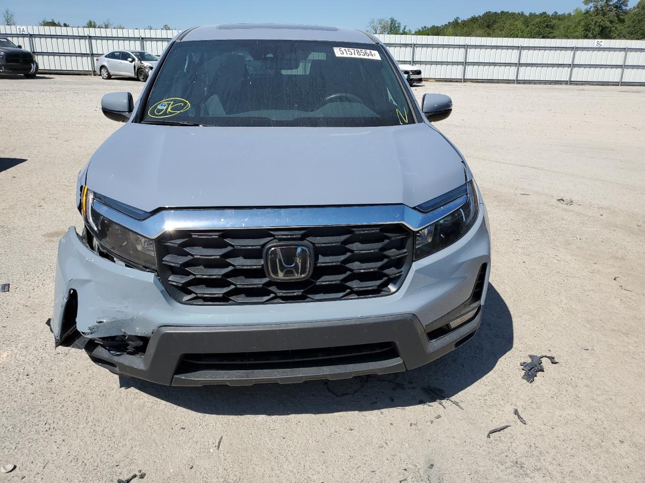 2022 HONDA PASSPORT EXL VIN:5FNYF7H53NB003736