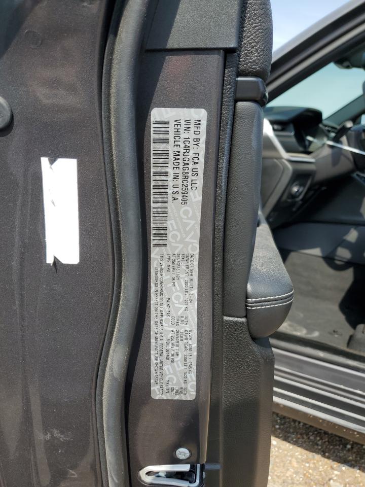 2024 JEEP GRAND CHEROKEE LAREDO VIN:1C4RJGAG8RC259405